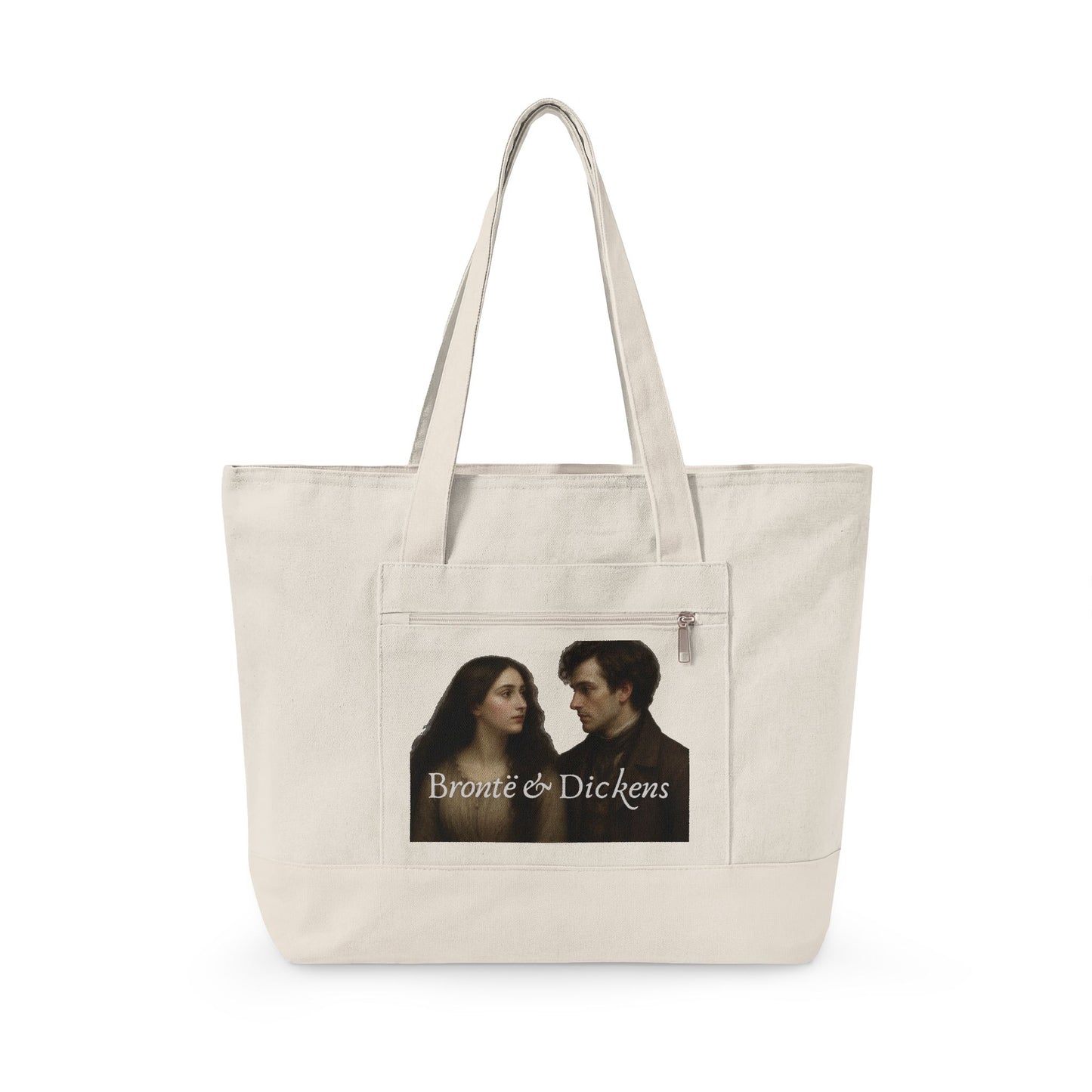 Brontë & Dickens Canvas Tote — A Love Story
